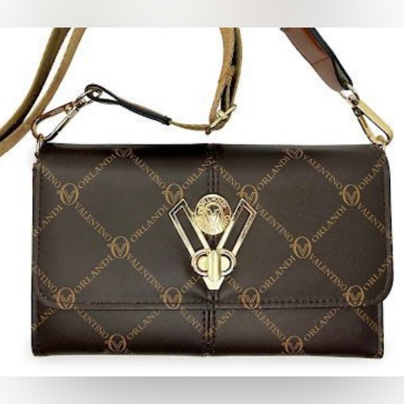 Valentino Orlandi Handbags - Valentino Orlandi Large Wallet Style Crossbody with Camera Strap NWT